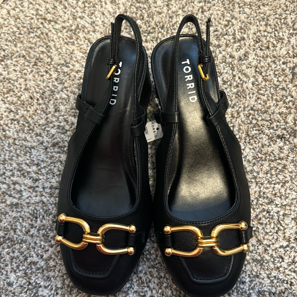 Torrid slingback block heels